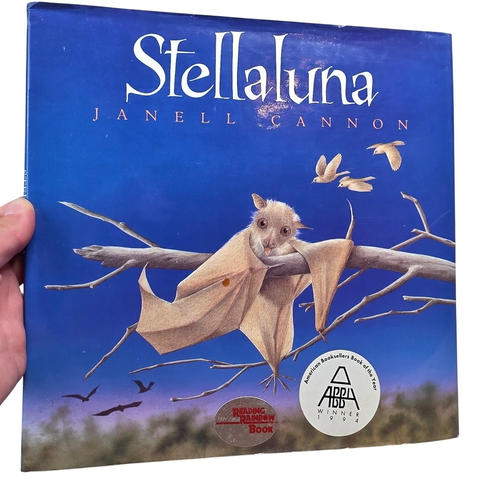 Stellaluna Janell‎ Cannon Hardcover 1993 Reading Rainbow ABBY Winner 0152802177